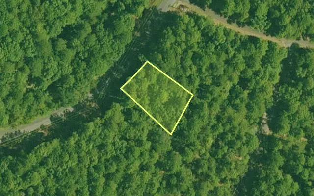 Aerial view of GARLAND County parcel 71830 — Arkansas post-auction with approximate parcel outline