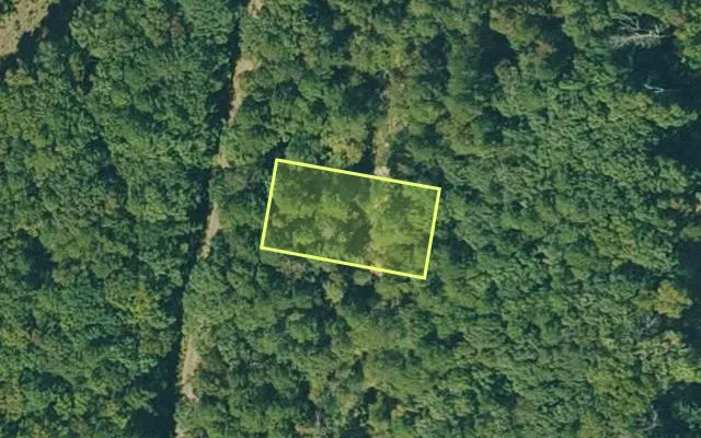 Aerial view of VAN BUREN County parcel 4050-12196-0000 — Arkansas post-auction with approximate parcel outline