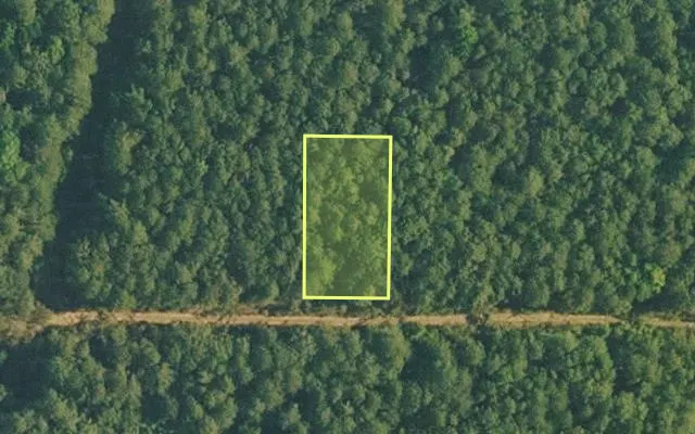 Aerial view of VAN BUREN County parcel 4500-02193-0000 — Arkansas post-auction with approximate parcel outline