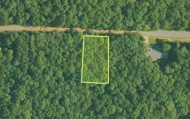 Aerial view of VAN BUREN County parcel 4410-02041-0000 — Arkansas post-auction with approximate parcel outline