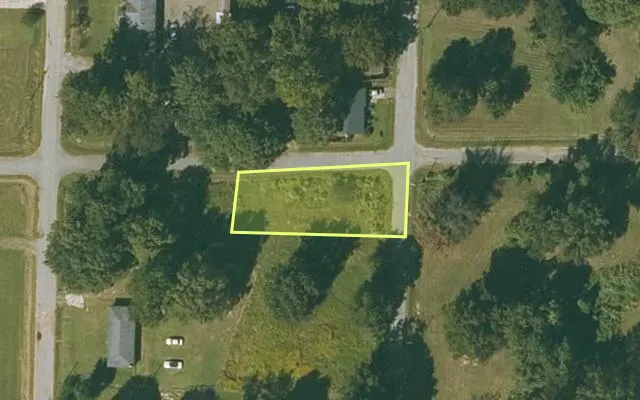 Aerial view of CHICOT County parcel 050-00910-000 — Arkansas post-auction with approximate parcel outline