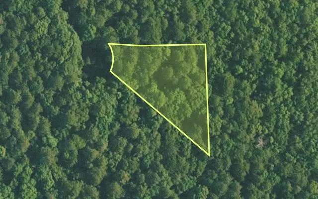 Aerial view of VAN BUREN County parcel 4400-16183-0000 — Arkansas post-auction with approximate parcel outline