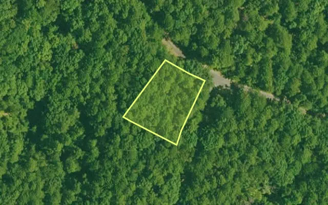 Aerial view of GARLAND County parcel 68082 — Arkansas post-auction with approximate parcel outline