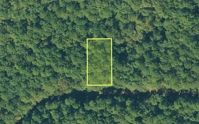 Aerial view of VAN BUREN County parcel 4300-13012-0000 — Arkansas post-auction with approximate parcel outline