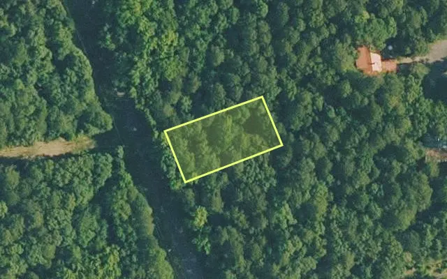 Aerial view of VAN BUREN County parcel 4400-09152-0000 — Arkansas post-auction with approximate parcel outline