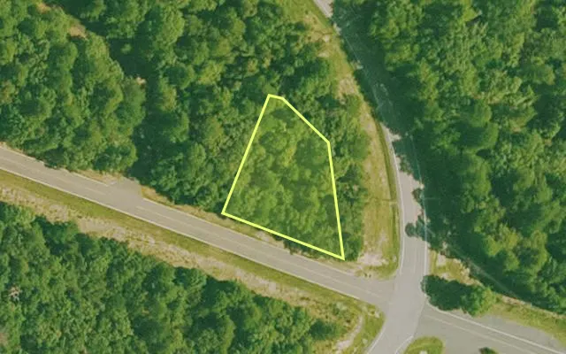 Aerial view of SALINE County parcel 640-00085-000 — Arkansas post-auction with approximate parcel outline