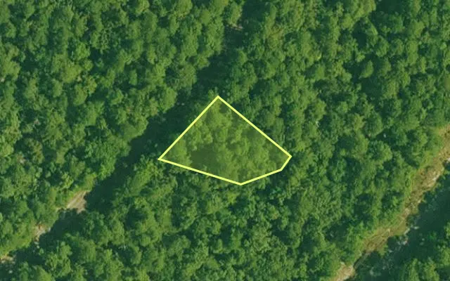 Aerial view of GARLAND County parcel 67092 — Arkansas post-auction with approximate parcel outline