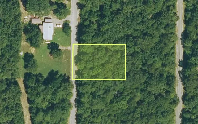 Aerial view of FULTON County parcel 705-26133-000 — Arkansas post-auction with approximate parcel outline