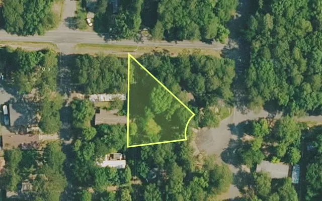 Aerial view of VAN BUREN County parcel 4400-03004-0000 — Arkansas post-auction with approximate parcel outline