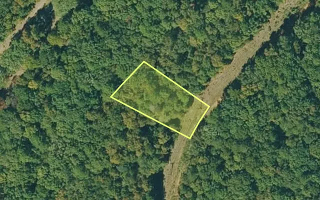 Aerial view of VAN BUREN County parcel 4050-12292-0000 — Arkansas post-auction with approximate parcel outline