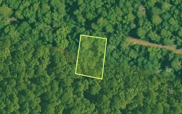 Aerial view of GARLAND County parcel 59489 — Arkansas post-auction with approximate parcel outline