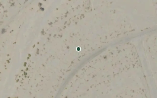 Aerial view of 0.26 acres in Imperial, CA — 15630; approximate location marked
