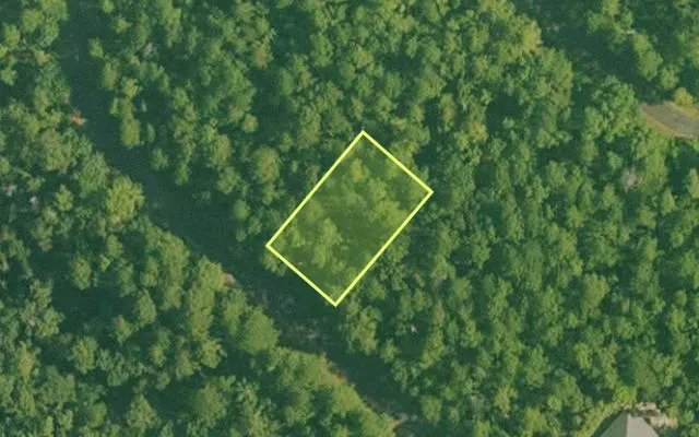 Aerial view of GARLAND County parcel 57159 — Arkansas post-auction with approximate parcel outline