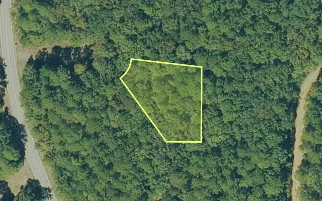 Aerial view of VAN BUREN County parcel 4300-18008-0000 — Arkansas post-auction with approximate parcel outline