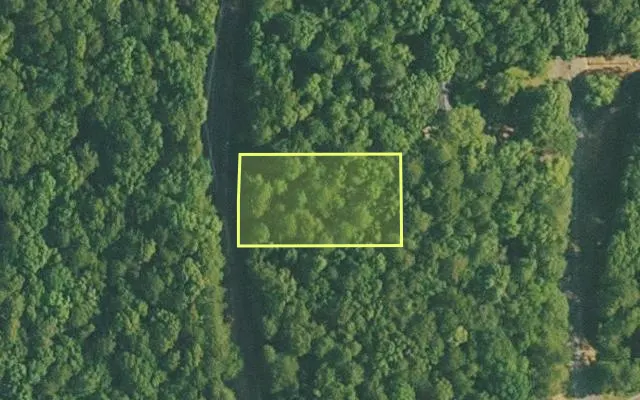 Aerial view of VAN BUREN County parcel 4400-16099-0000 — Arkansas post-auction with approximate parcel outline