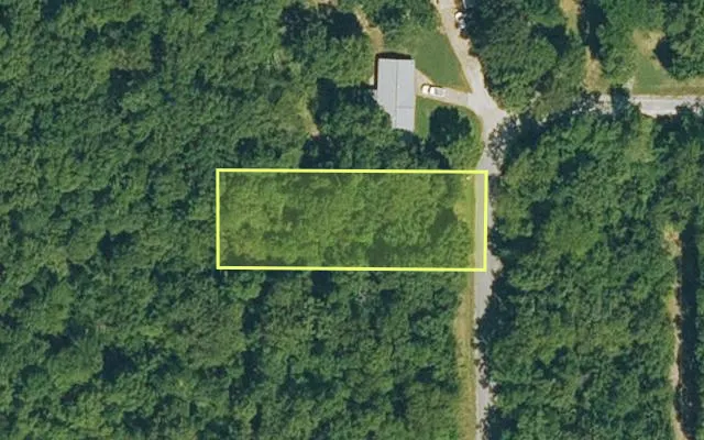 Aerial view of FULTON County parcel 705-26078-000 — Arkansas post-auction with approximate parcel outline