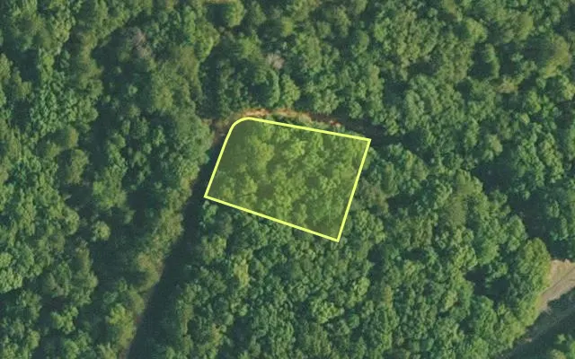 Aerial view of VAN BUREN County parcel 4400-16125-0000 — Arkansas post-auction with approximate parcel outline