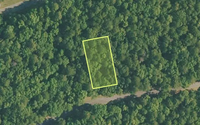 Aerial view of VAN BUREN County parcel 4400-11148-0000 — Arkansas post-auction with approximate parcel outline