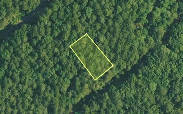 Aerial view of VAN BUREN County parcel 4400-01045-0000 — Arkansas post-auction with approximate parcel outline
