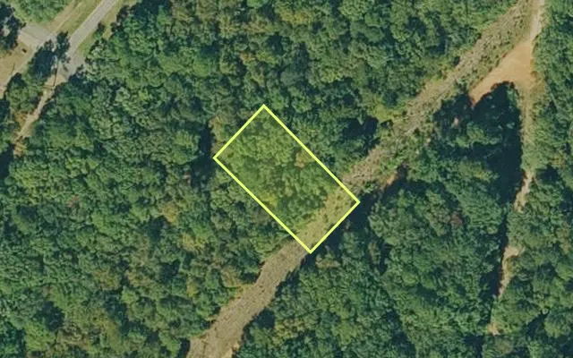 Aerial view of VAN BUREN County parcel 4050-12295-0000 — Arkansas post-auction with approximate parcel outline
