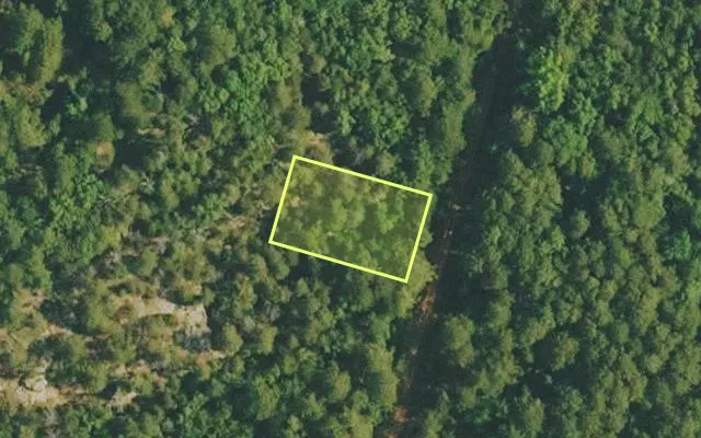 Aerial view of VAN BUREN County parcel 4200-02193-0000 — Arkansas post-auction with approximate parcel outline