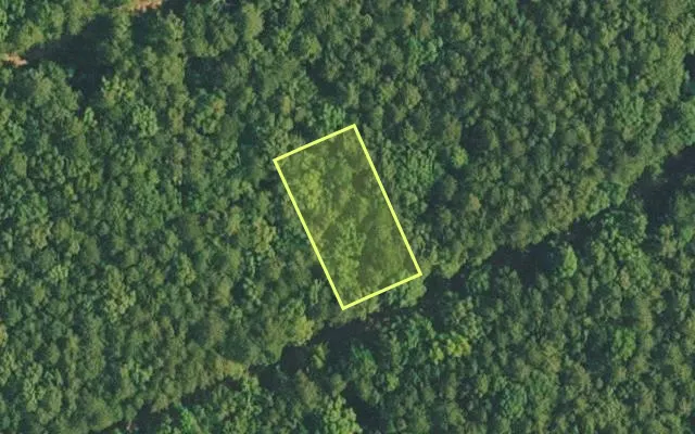 Aerial view of VAN BUREN County parcel 4400-12261-0000 — Arkansas post-auction with approximate parcel outline