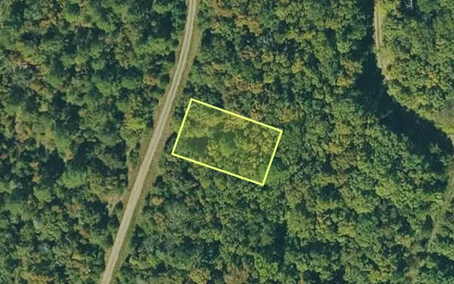 Aerial view of VAN BUREN County parcel 4550-02129-0000 — Arkansas post-auction with approximate parcel outline