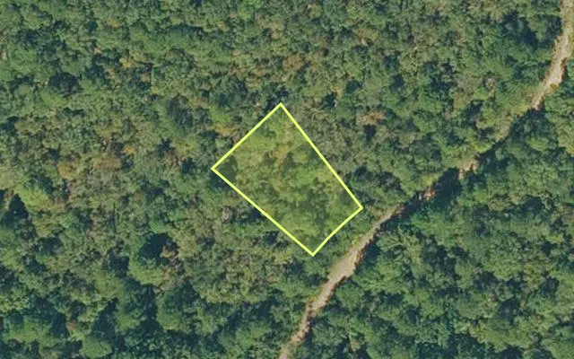 Aerial view of VAN BUREN County parcel 4300-06041-0000 — Arkansas post-auction with approximate parcel outline