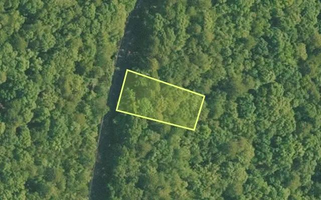 Aerial view of VAN BUREN County parcel 4050-10041-0000 — Arkansas post-auction with approximate parcel outline