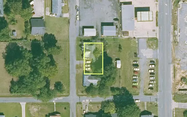 Aerial view of JEFFERSON County parcel 930-22523-000 — Arkansas post-auction with approximate parcel outline