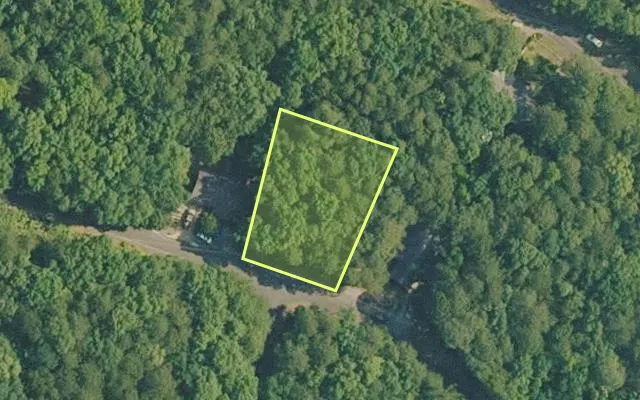 Aerial view of VAN BUREN County parcel 4350-05046-0000 — Arkansas post-auction with approximate parcel outline