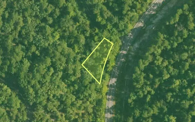 Aerial view of SALINE County parcel 576-00100-000 — Arkansas post-auction with approximate parcel outline