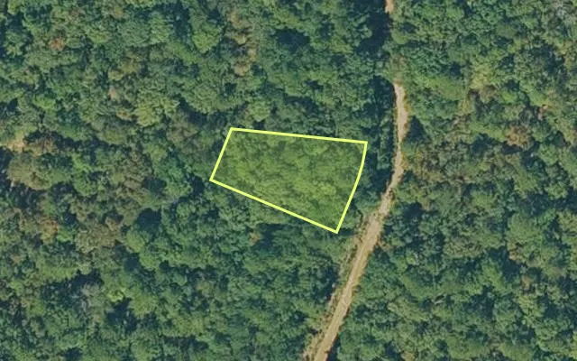Aerial view of VAN BUREN County parcel 4300-06110-0000 — Arkansas post-auction with approximate parcel outline