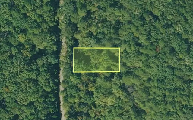 Aerial view of VAN BUREN County parcel 4050-12202-0000 — Arkansas post-auction with approximate parcel outline