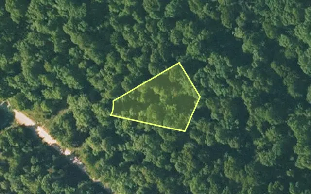 Aerial view of FULTON County parcel 410-21616-000 — Arkansas post-auction with approximate parcel outline