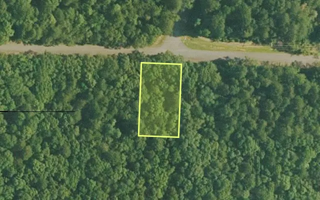 Aerial view of VAN BUREN County parcel 4400-22166-0000 — Arkansas post-auction with approximate parcel outline