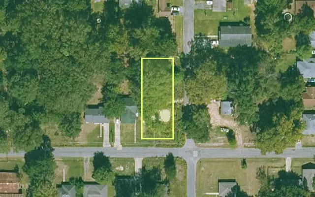 Aerial view of JEFFERSON County parcel 930-40296-000 — Arkansas post-auction with approximate parcel outline
