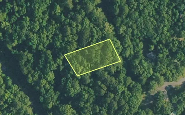 Aerial view of VAN BUREN County parcel 4400-09057-0000 — Arkansas post-auction with approximate parcel outline