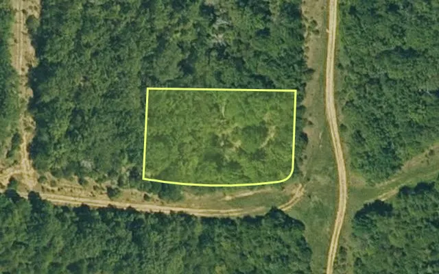 Aerial view of IZARD County parcel 800-05073-000 — Arkansas post-auction with approximate parcel outline