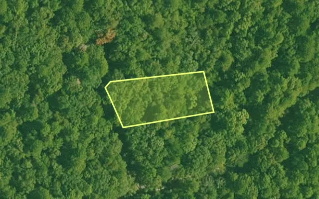 Aerial view of SALINE County parcel 536-00092-000 — Arkansas post-auction with approximate parcel outline