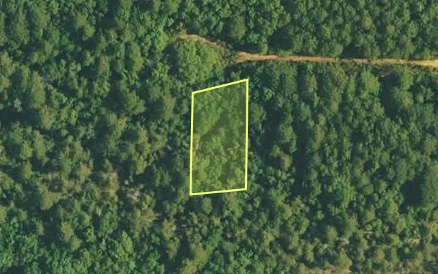 Aerial view of VAN BUREN County parcel 4200-02222-0000 — Arkansas post-auction with approximate parcel outline