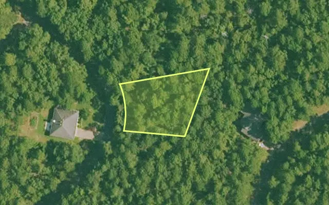 Aerial view of SALINE County parcel 380-00123-000 — Arkansas post-auction with approximate parcel outline