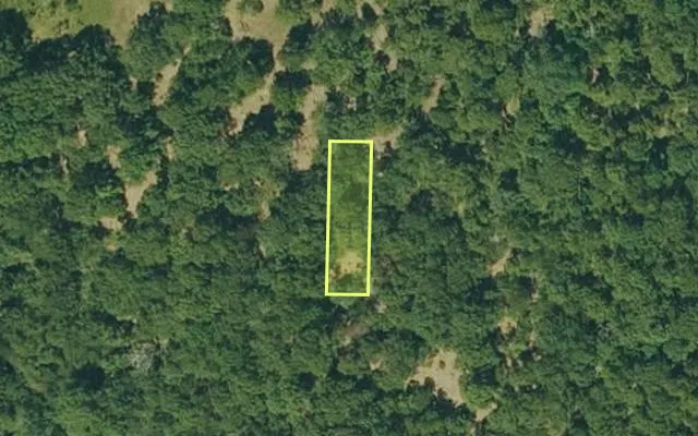 Aerial view of IZARD County parcel 800-06157-000 — Arkansas post-auction with approximate parcel outline