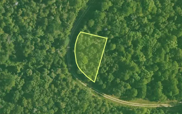 Aerial view of SALINE County parcel 416-00157-000 — Arkansas post-auction with approximate parcel outline