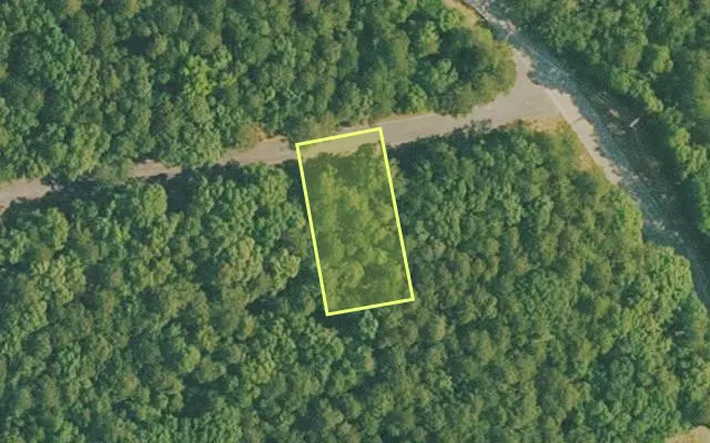 Aerial view of VAN BUREN County parcel 4400-11111-0000 — Arkansas post-auction with approximate parcel outline