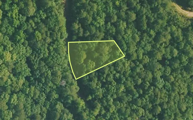 Aerial view of VAN BUREN County parcel 4050-03098-0000 — Arkansas post-auction with approximate parcel outline