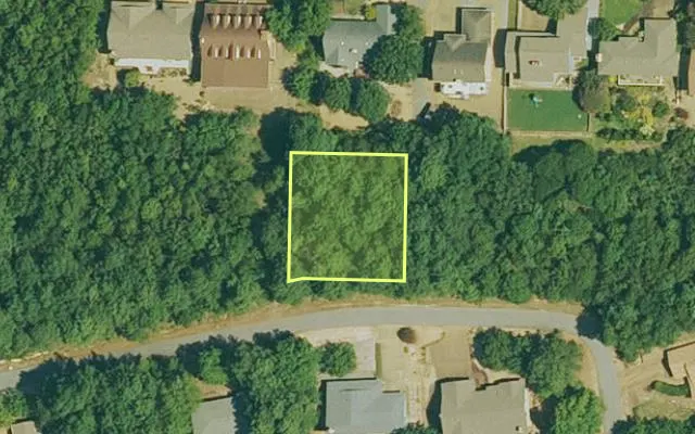 Aerial view of GARLAND County parcel 63919 — Arkansas post-auction with approximate parcel outline