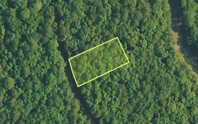 Aerial view of VAN BUREN County parcel 4350-03008-0000 — Arkansas post-auction with approximate parcel outline