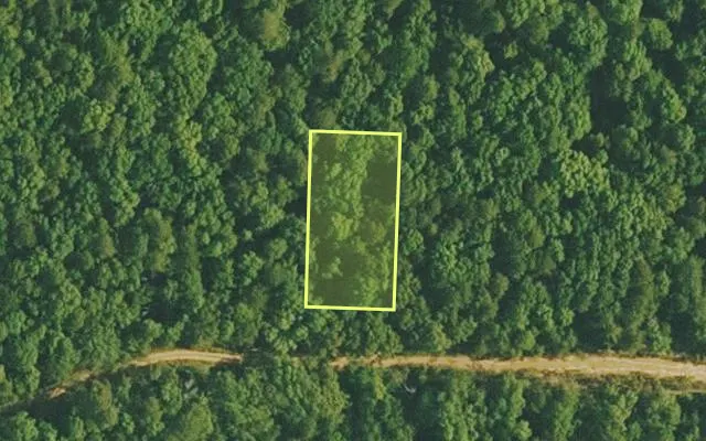 Aerial view of VAN BUREN County parcel 4400-20251-0000 — Arkansas post-auction with approximate parcel outline