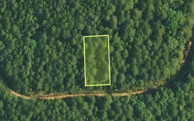 Aerial view of VAN BUREN County parcel 4200-02310-0000 — Arkansas post-auction with approximate parcel outline